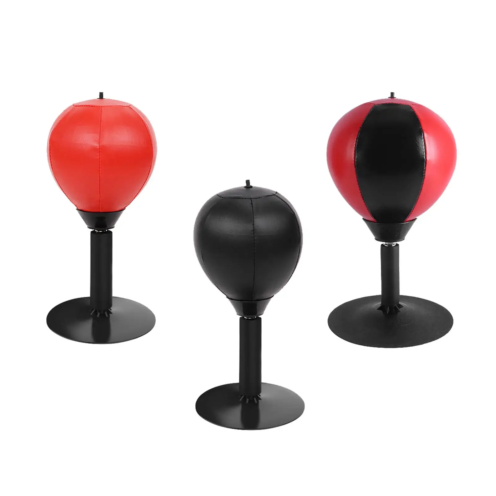 PU Punching Bag Inflatable Decompression Toys Freestanding Desktop Boxing Ball