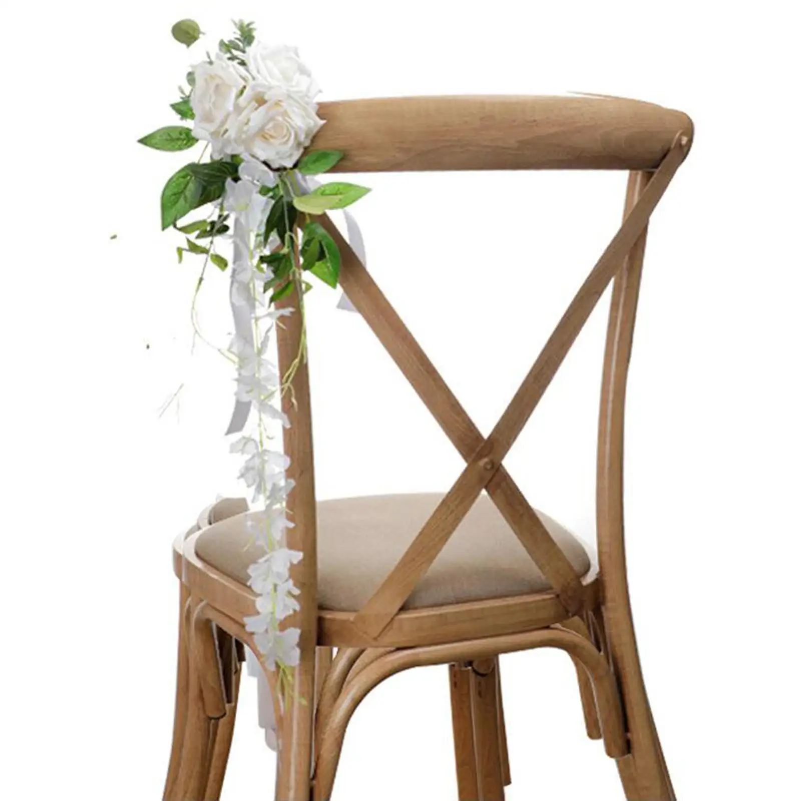 PEW Flowers for Chair 61cmx13cm for Engagement Parties Reception