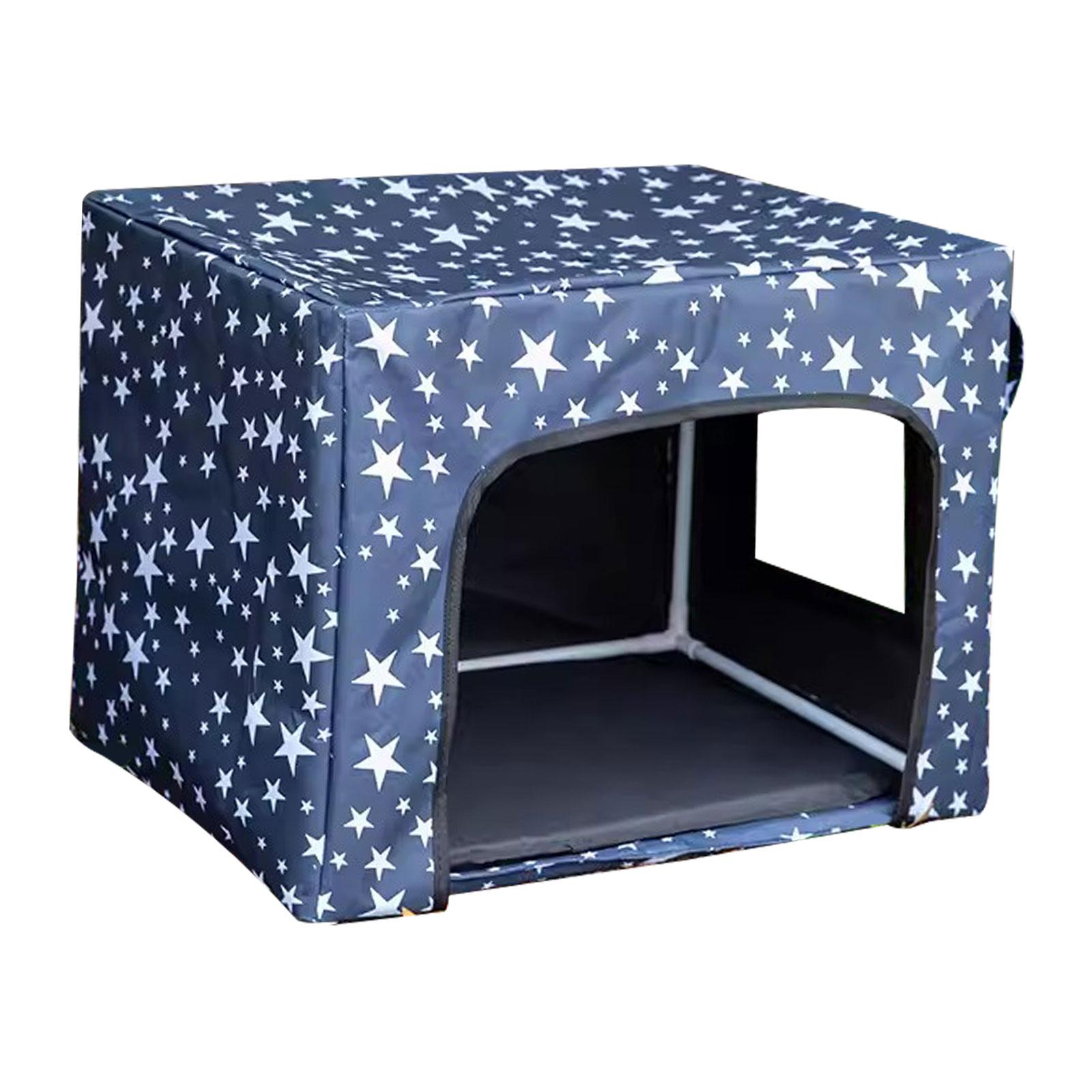 Large Stray Cats Shelter Foldable 55x40x40cm Rainproof Universal Outdoors Cat House Waterproof Pets Cave Homeless Pet Tent