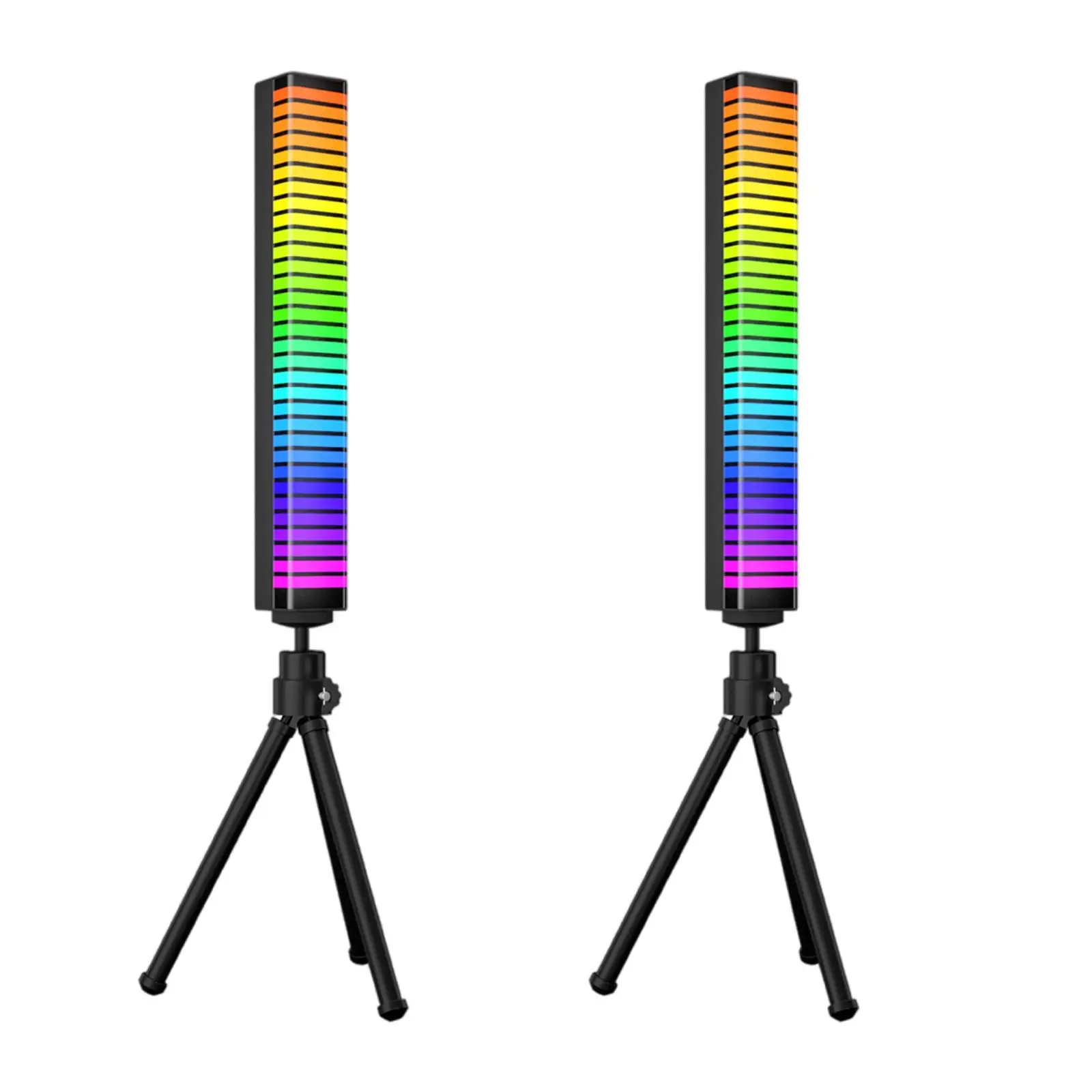 RGB LED Pickup Rhythm Light with Bracket App Control Pickup Rhythm Ambient Atmosphere Lamp Backlight Night Light Bar Car Decor
