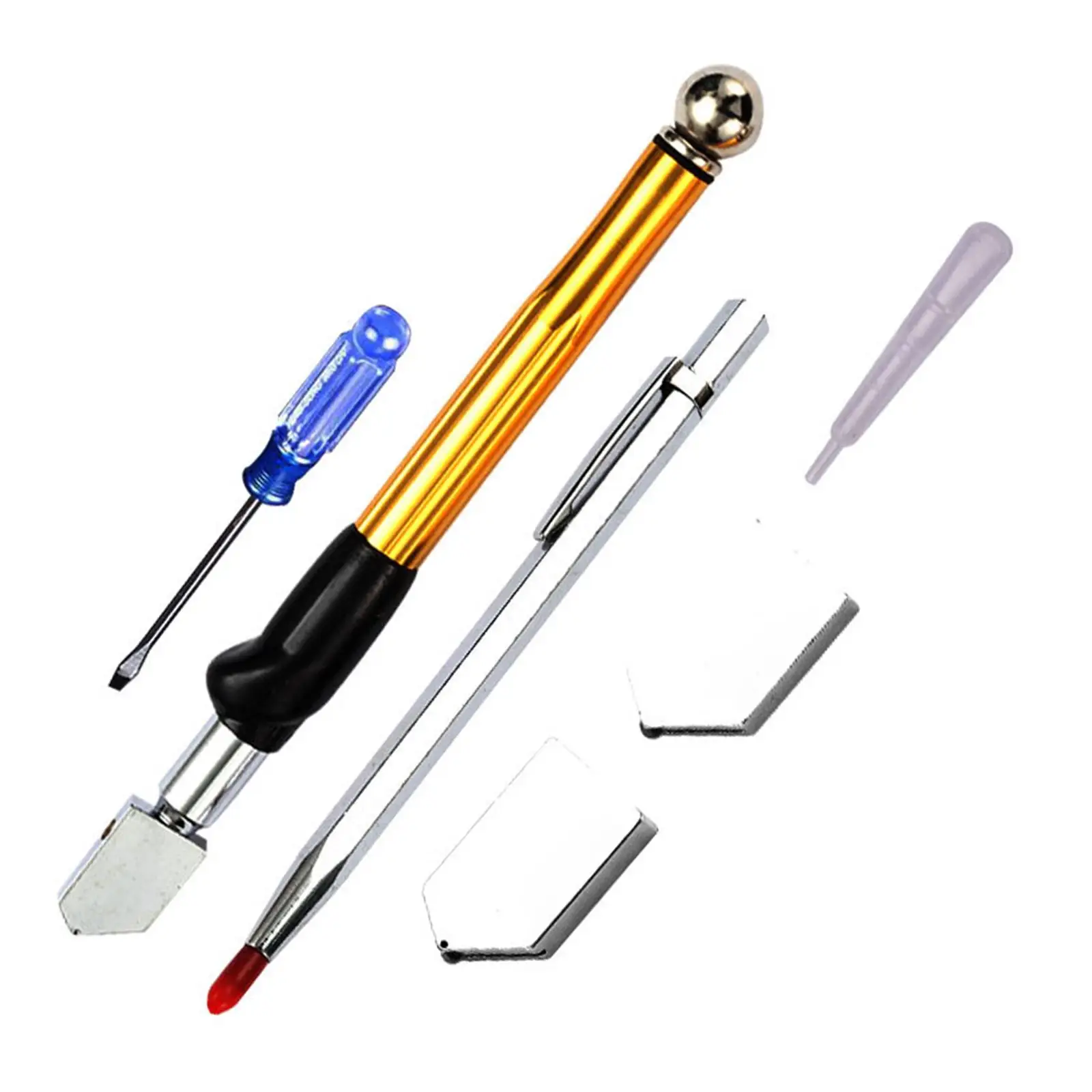 Glass Cutter Ceramic Tiles Hand Tools Professional Mirror Glass Breaker Easy to Glide Glass Cutting Cutting Tool