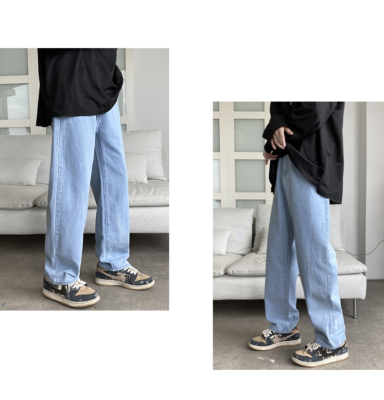 Title 4, 2024 New Streetwear Baggy Jeans Men Korean Fash...