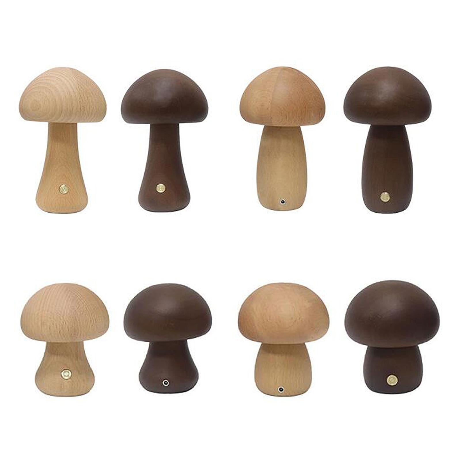 Mushroom Table Lamp Touch USB Creative Night Light Ornament Night Light for Hotel Night Reading Living Room Party Decor Bedroom