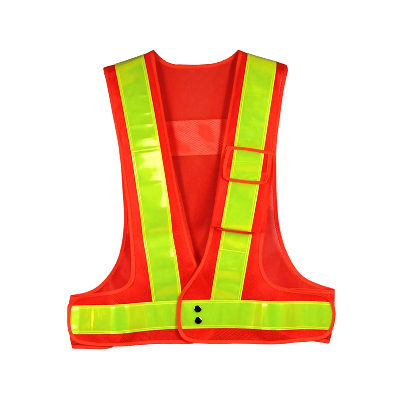 High Visibility Reflective Safety Vest Breathable Reflective Strips for Jogging Worker Construction Crossing Guard Women Men