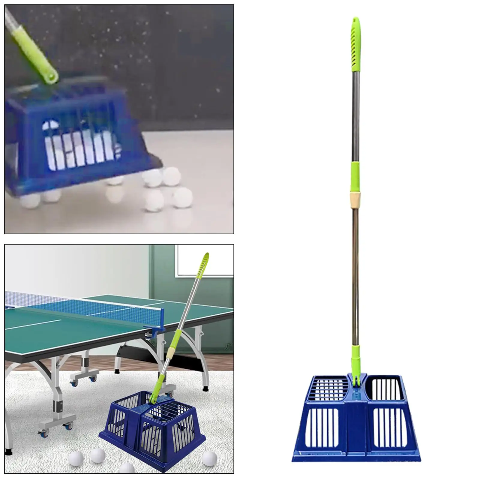 Pingpong Ball Picker Adjustable Telescopic Rod Training Picking Balls Balls Collector Tennis Ball Retriever Pick up Grabber