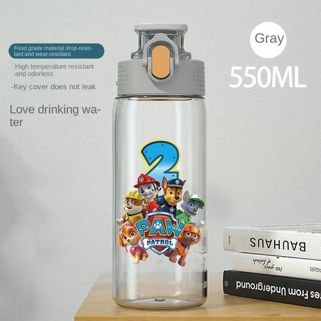 PAW Patrol Water Bottle Mini Plastic Drinking Water Cup for Girls Kids  Drop-Resistant Leakproof Portable Sports Water Bottles - AliExpress