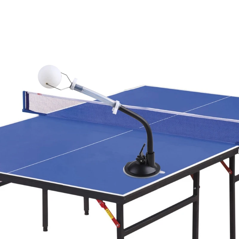 Pelota de tenis de mesa mejorada Capacitación de acariciamiento Tipo de succión Tipo de succión Tabla de tenis Trainer Traisor Robot Altura 15 cm Ping Pong Ball Entrenamiento 