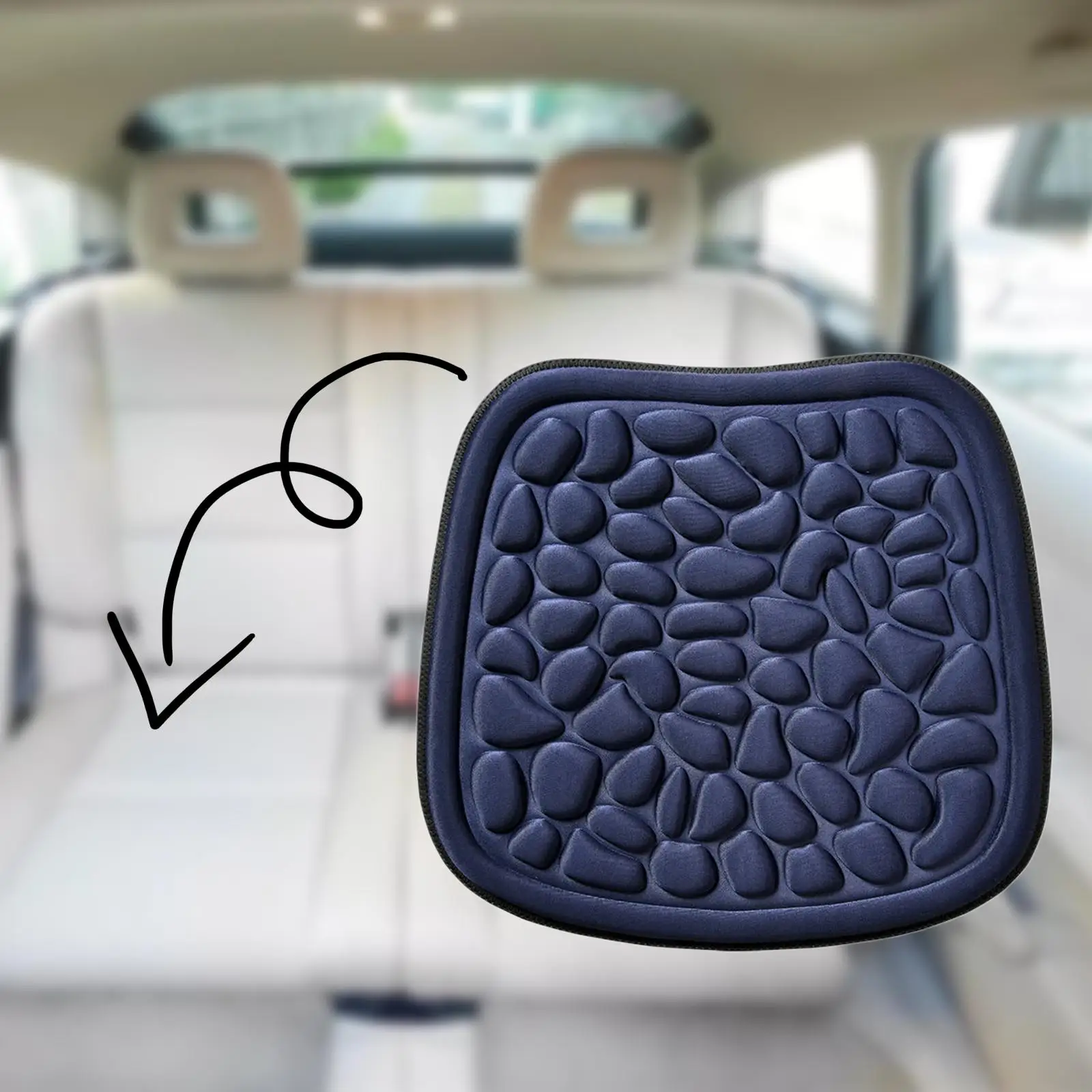 Car Seat Cushion Non Slip Spare Parts Replaces Breathable Stylish Simple Protector Pad Mat for Most Vehicles Van Truck SUV