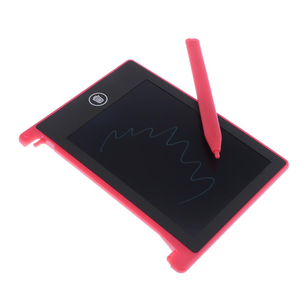 Wordpad Drawing Pad Writing Drawing Tablet LCD Metal Red 4.4 Inch Flexible Toy