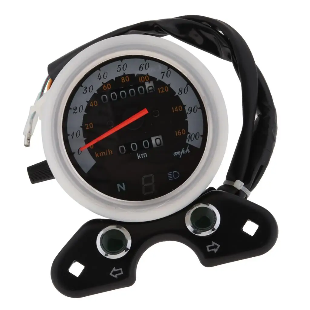 Speedo Meter Gear Digital Display Gauge Tachometer for Honda CG125