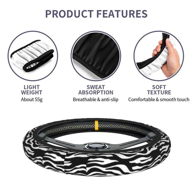 Coprivolante Auto In Pelle Microfibra | Antiscivolo | Design Sportivo | Con Cestino - Foto 11