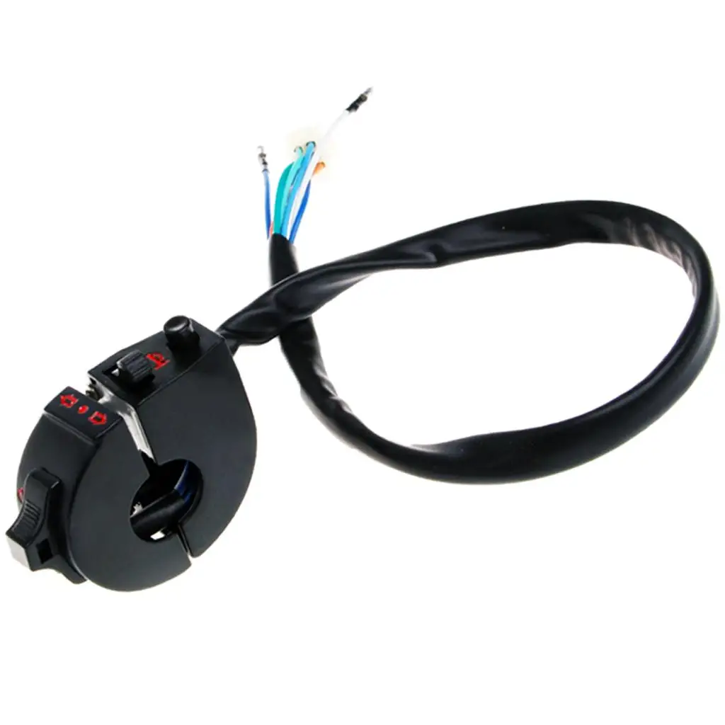 Motorbike Handlebar Switch Assembly Headlight Indicator for CG125