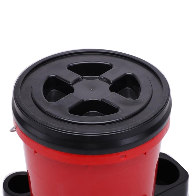 Car Wash Bucket Seat-Mounted Car Cleaning Bucket with/without Lid for Car  Wash Dropship - AliExpress