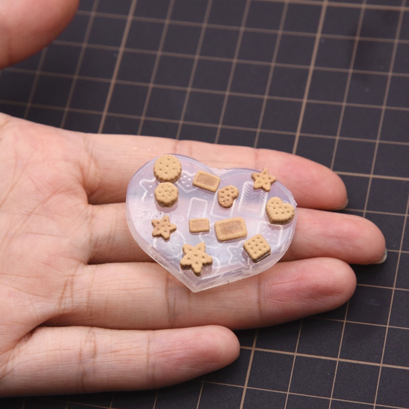 DIY Crafts Casting Baking Tool Mini Food Dessert Crystal Epoxy Resin Mold Cake Candy Chocolate Silicone Mould Wholesale