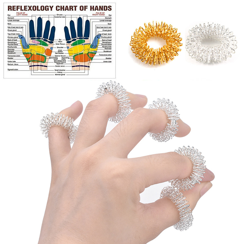 Best of 10pcs / Set Stainless Steel Finger Massage Ring Acupuncture Ring Therapy Relax Hand Blood Circulation Pain Relief Health Care Reviews & Tips