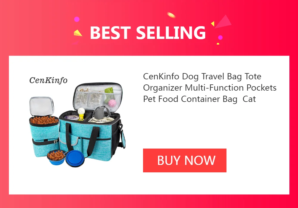 CenKinfo Carrier For Cat Pet  Airline Approved Expandable Foldable Soft Dog Carrier 5 Open Doors Reflective Tapes Cat Travel Bag