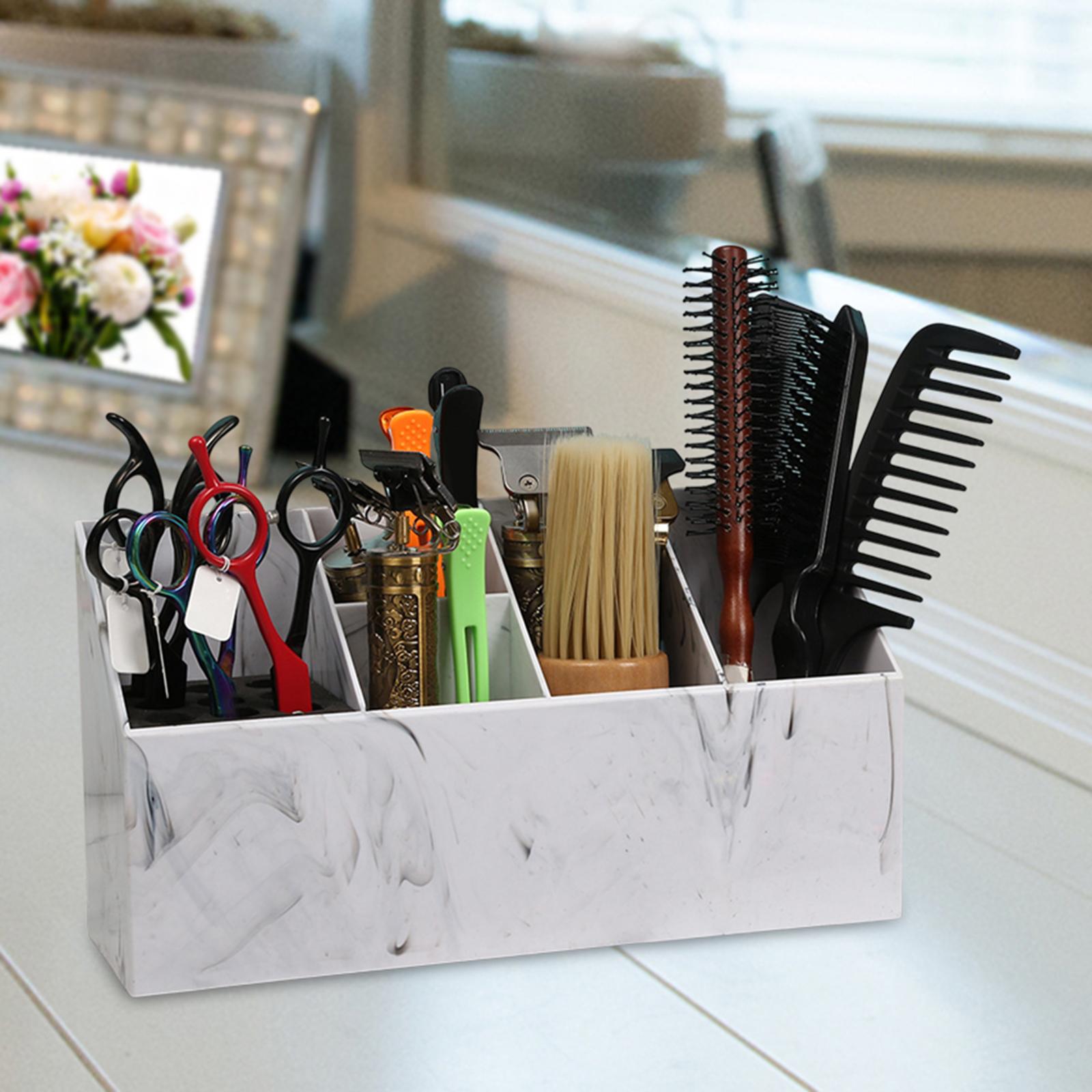 Barber Scissors Holder Box Scissors Storage Container for Hairdressers Hair Salon Stylist Groomers Hairstyling Combs Clips