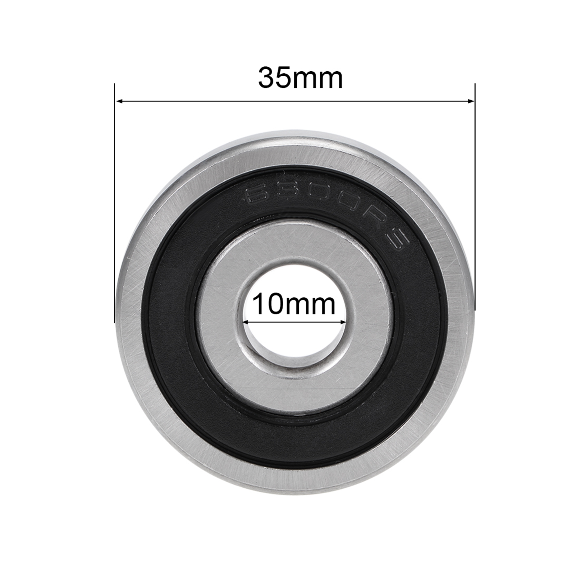 Motoforti 6300-2rs Rillen kugellager z2 10mm x 35mm x 11mm doppelt geschirmter Kohlenstoffs tahl – Detail 4