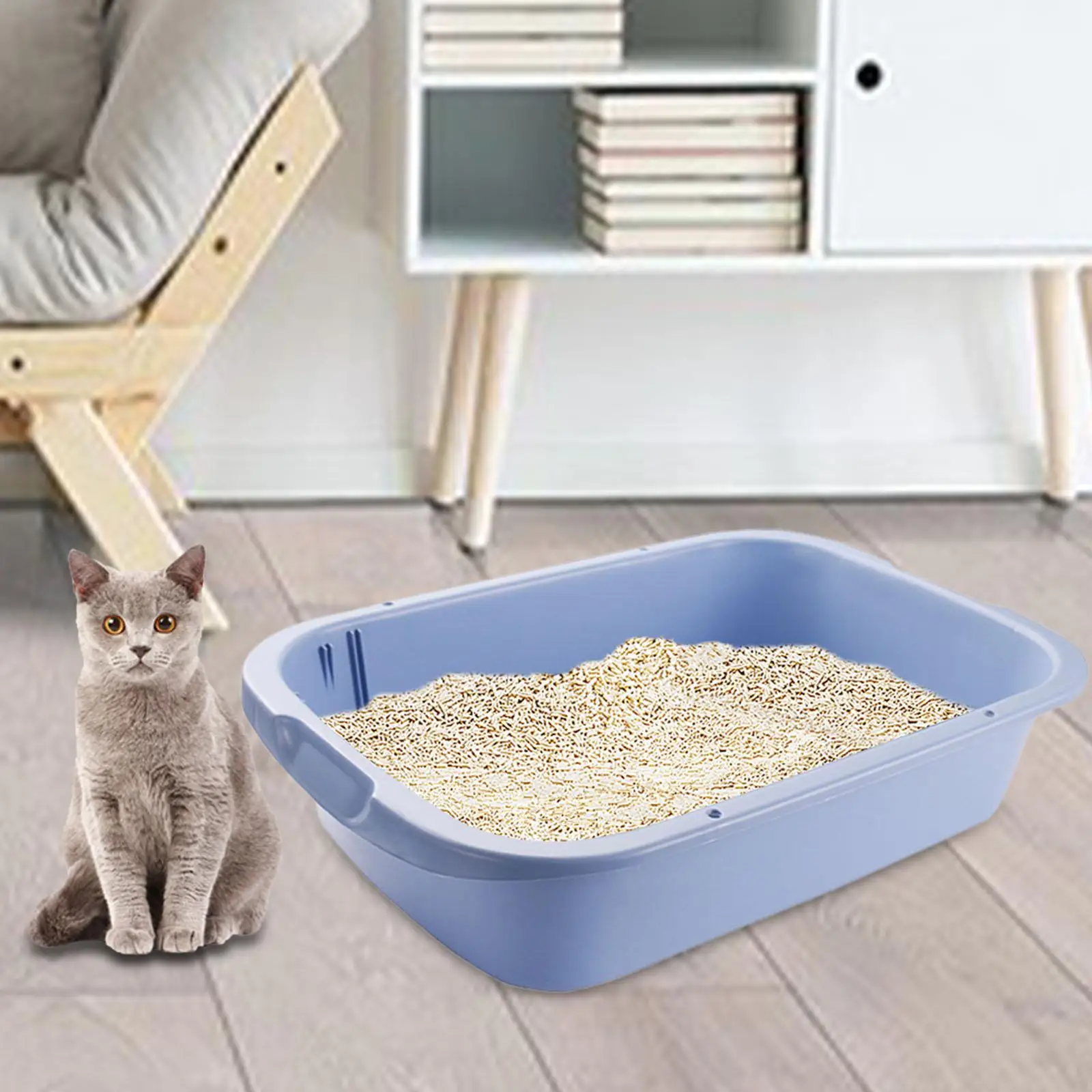 Pet Litter Tray Potty Toilet Bedpan Open Litter Box for Hamsters