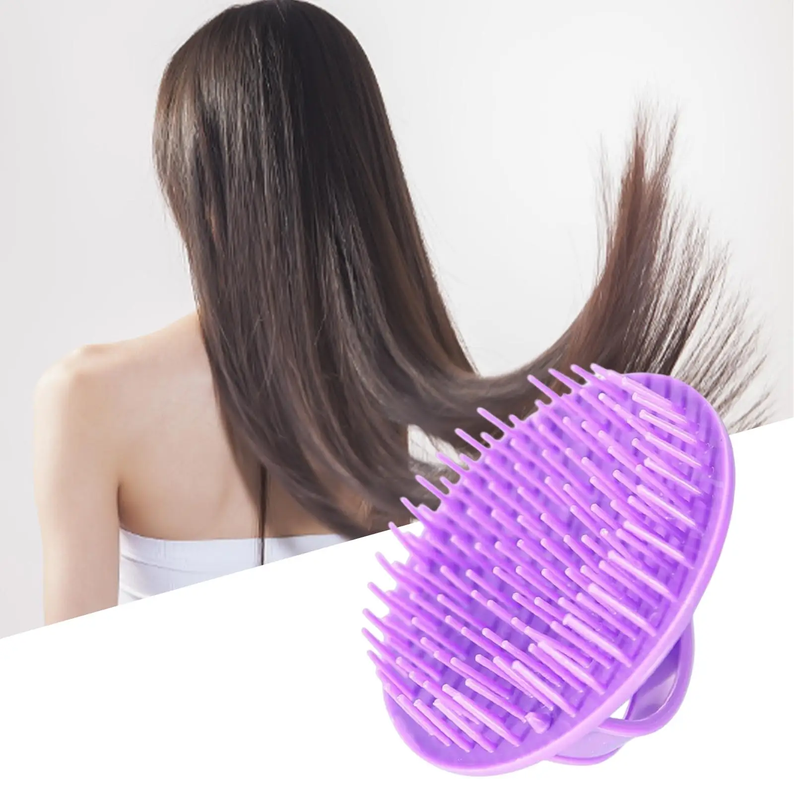 Hair Scalp Massager Shampoo Brush Portable Massage Scalp Drop Resistant Disentangling for Pets Adults Hair Growth Wet Dry Hair