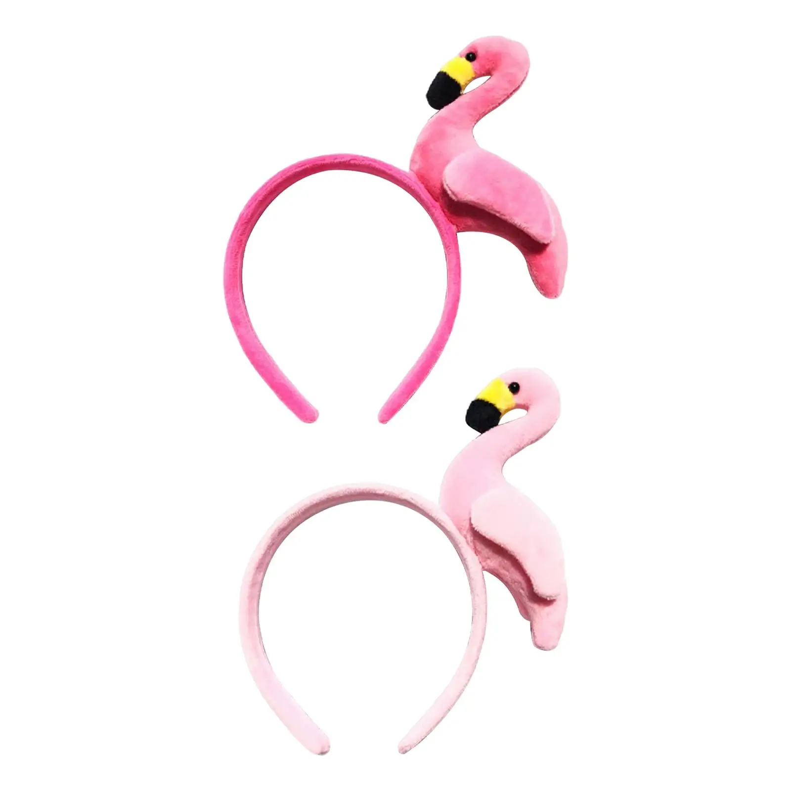 Cute Flamingo Headband Costume Headdress Cosplay Women Girls Headwear Headpiece for Carnival Fancy Dress Party Favor Decoration