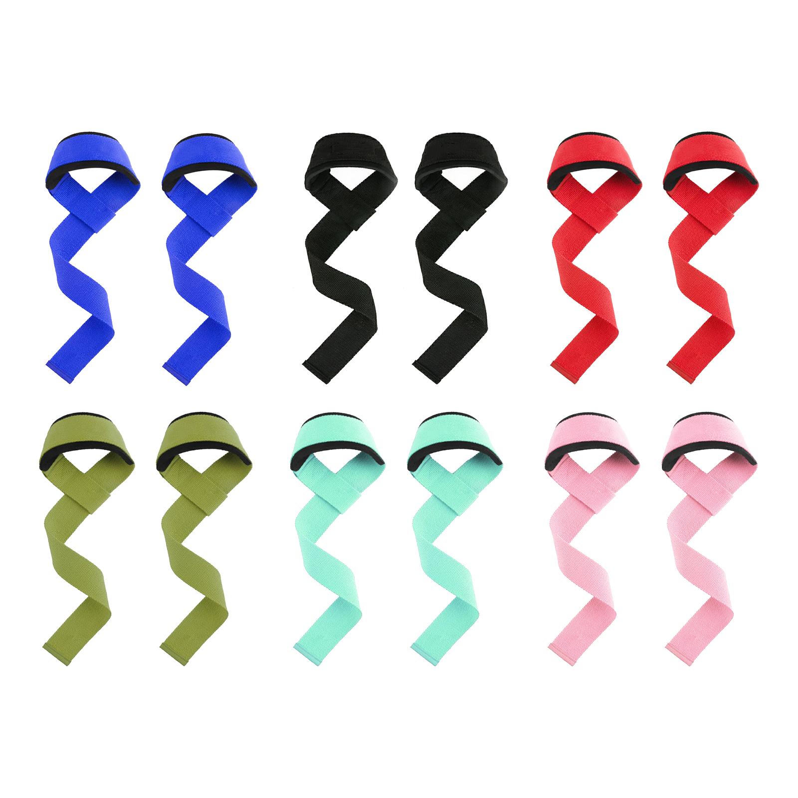 1 Pair Weight Lifting Straps Wrist Wraps for Fitness Powerlifting Deadlifts