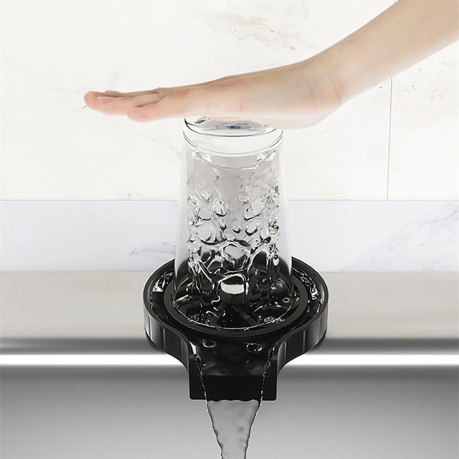 Faucet , Cup Sprayer,Automatic Cup Washer Mug Washer, Rinser,Drink Rinser Kitchen Sink Accessories