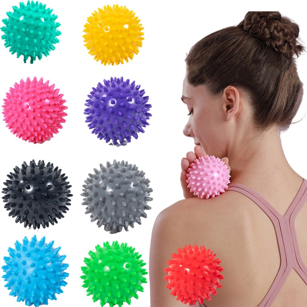 Best of Spiky Massage Ball Trigger Point Sport Fitness Body Hand Foot Relief Plantar Massager Pain Stress Relief Muscle Soreness Relief Reviews & Tips