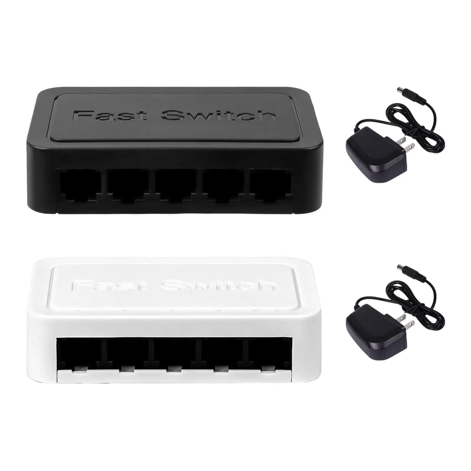 5 Port Gigabit Ethernet High Speed Fitments Easy to Use Mini Multifunction Switcher for Desktop Home Office Hotel Dormitory