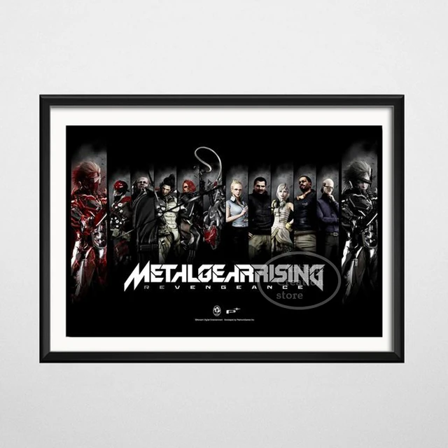 Metal Gear Rising Revengeance Canvas Painting HD Picture Print Premium  Bedroom Office Internet Cafe Room Home