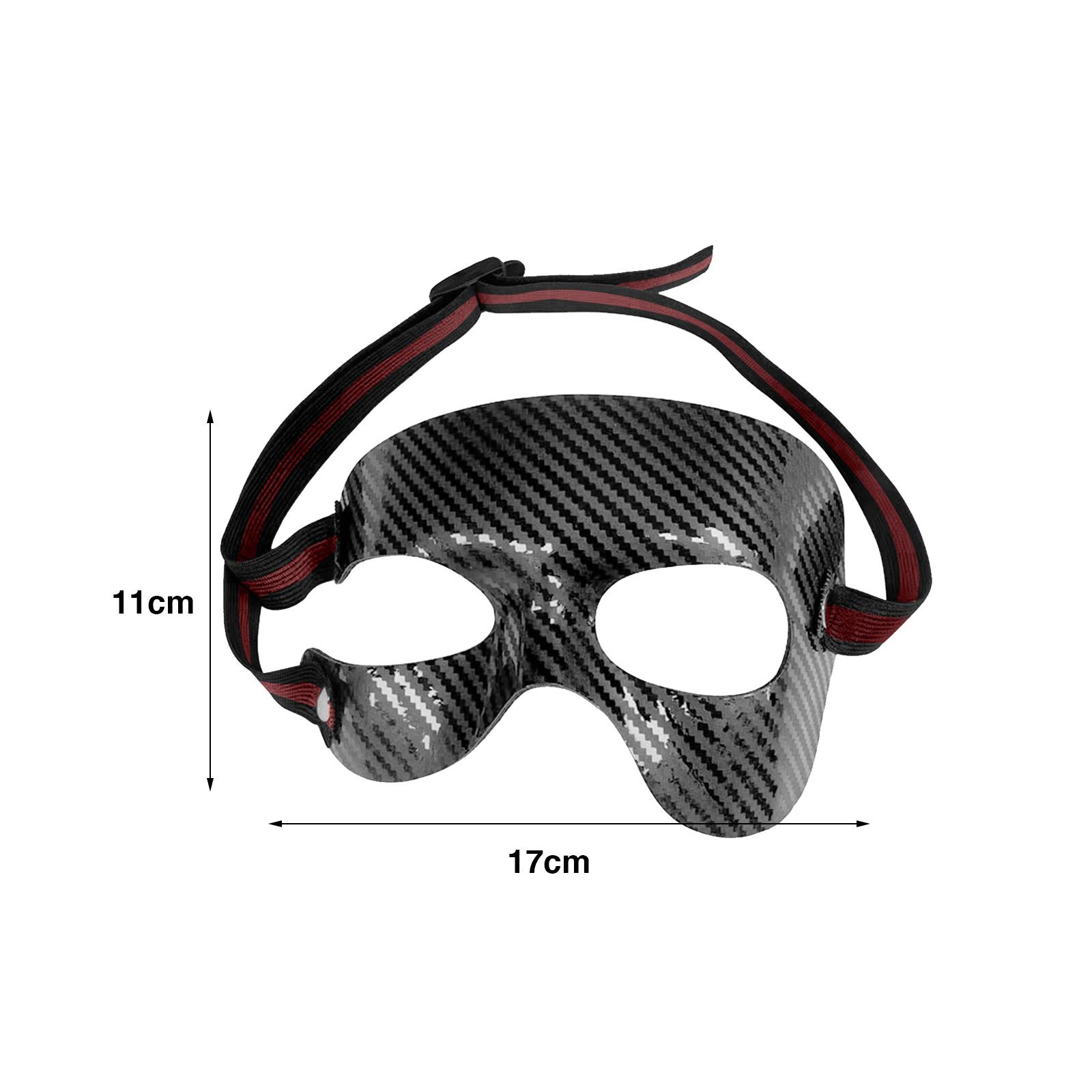 Adjustable Basketball Mask Face Protector Facial Cover Breathable Exercise Nose Guards Face Shield Mask for Women Men Gym