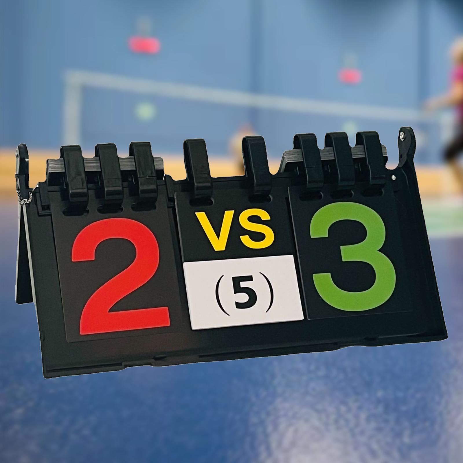 Table Scoreboard Scorekeeper for Pingpong Ball Indoor Sports