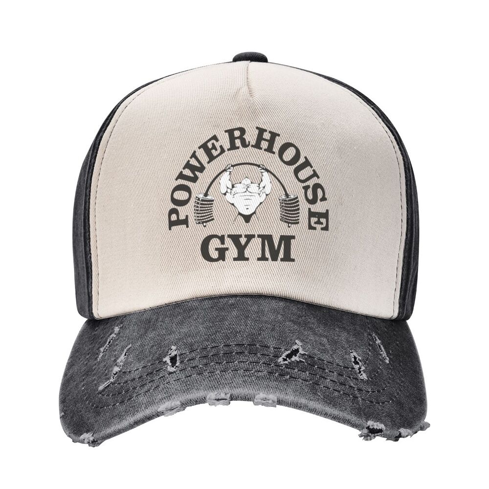 Title 34, Vintage Baumwolle Powerhouse Gym Baseball Cap D...