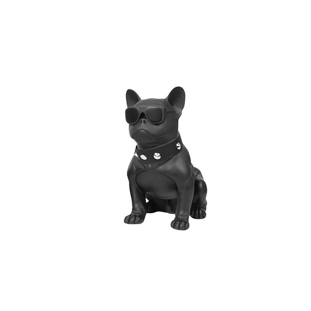 Frenchie bull dog big size speaker with glasses & shops gold chain