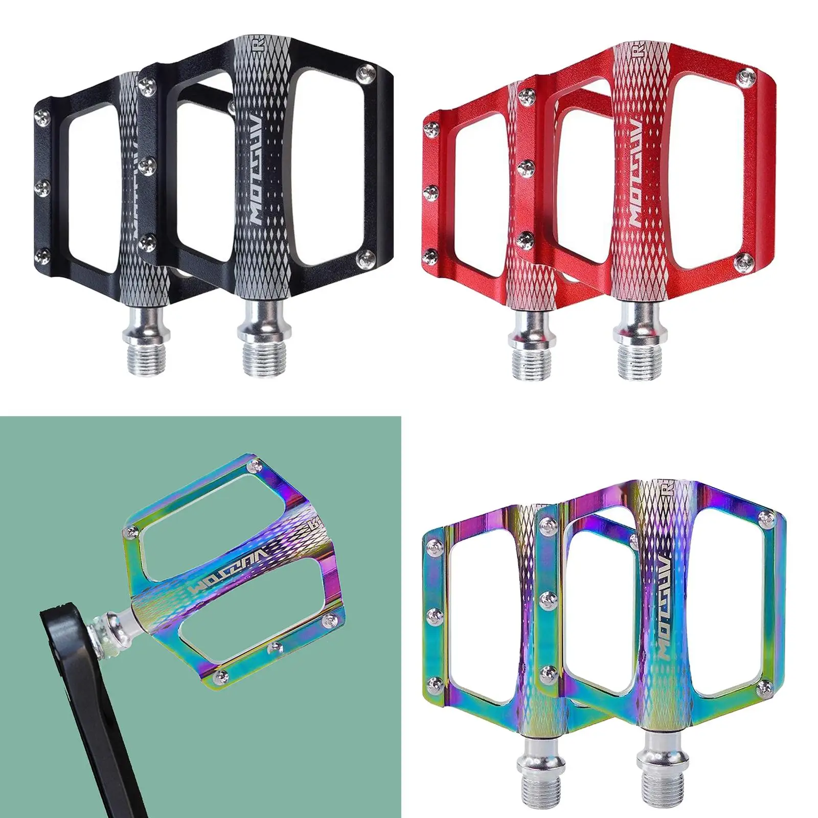 Road Bike Pedals Folding Bike Stock Flat-Platform Pedals