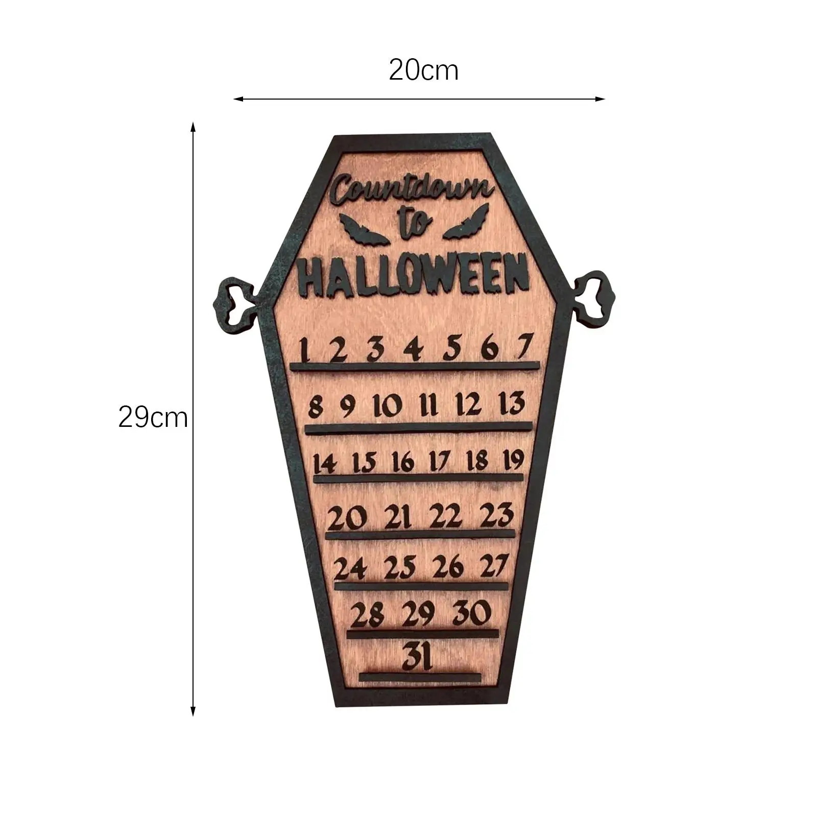 Halloween Countdown Advent Calendar Halloween Advent Calendar for Desk Party Favors Haunted House Birthday Gifts Decorations