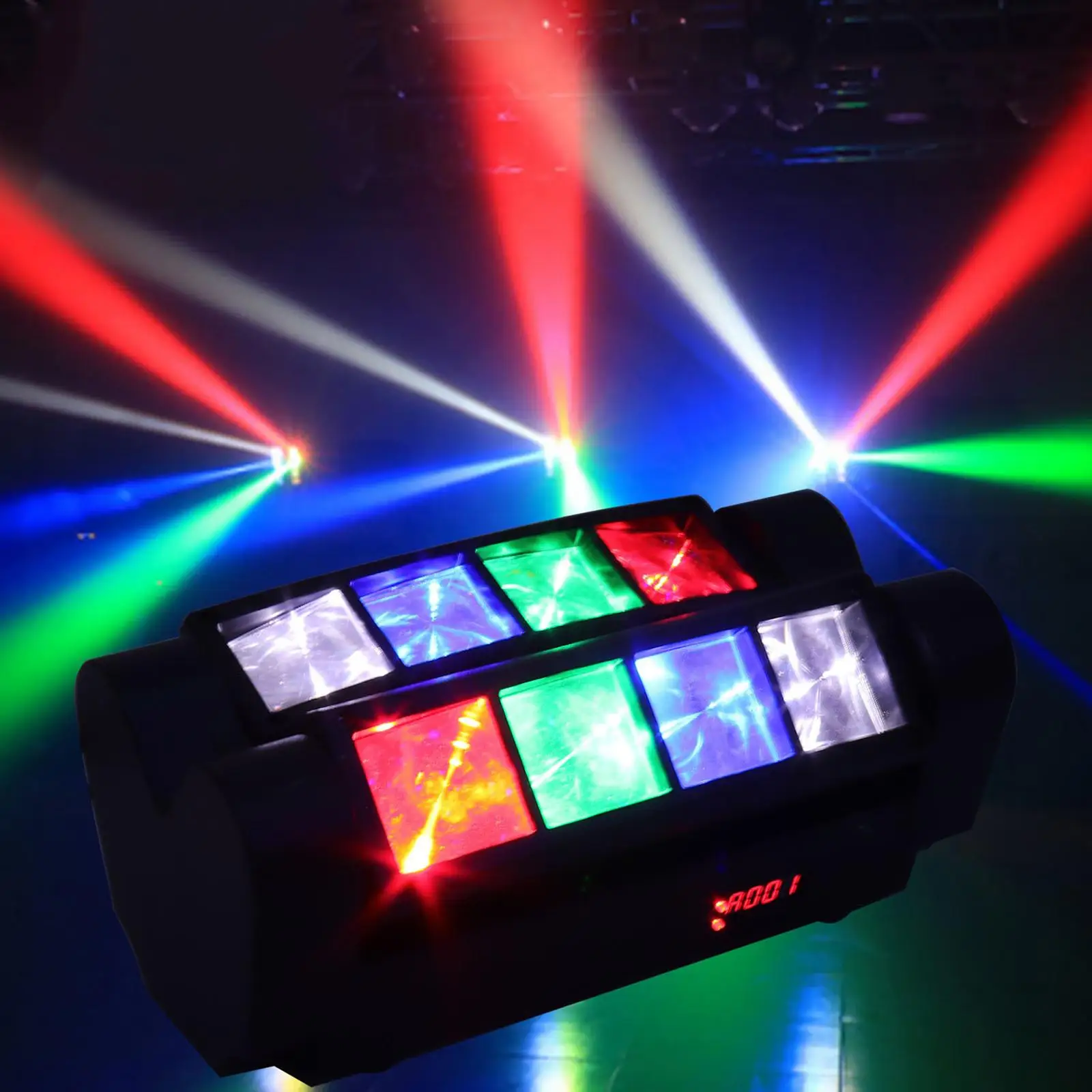 8 Eye Rotating Beam Light DMX512 Disco Stage Light for dj Party Nightclub US