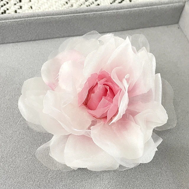 New Pearl Fabric Camellia Flower Brooch Pins Elegant Corsage Sweater Suit  Badge Lapel Pin Fashion Brooches for Women Accessories - AliExpress