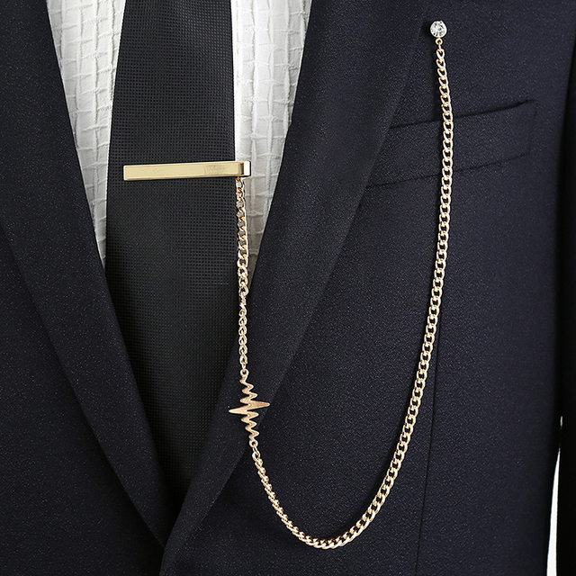 To Wear Tie Tie Tack Pin With Chain Tie Pin Dannyshi S For Men
