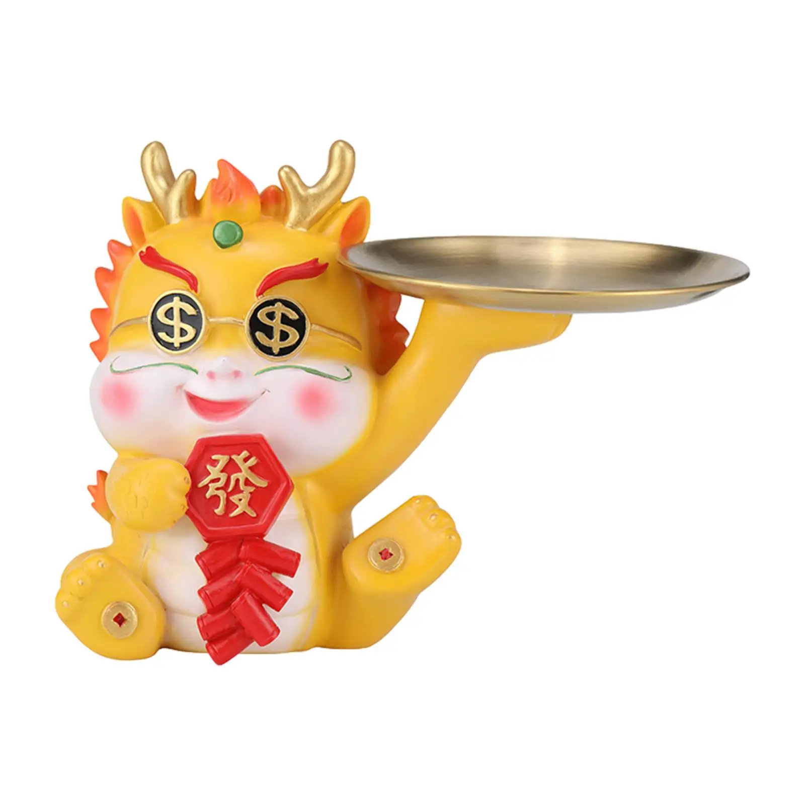 Dragon Statue Multifunctional Creative Piggy Bank for Office Entrance Home