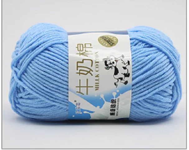 50g/Set 5ply Milk Cotton Knitting Wool Yarn Needlework Dyed Lanas for Crochet Craft Sweater Hat Dolls At Low Price fabric and sewing supplies near me