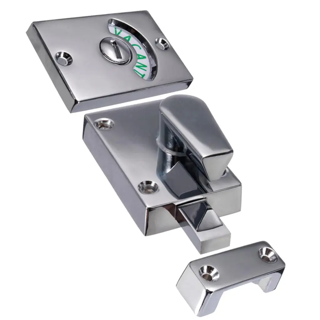 Stainless Steel Door Lock Toilet Rotary  Lock Toilet  Door  for