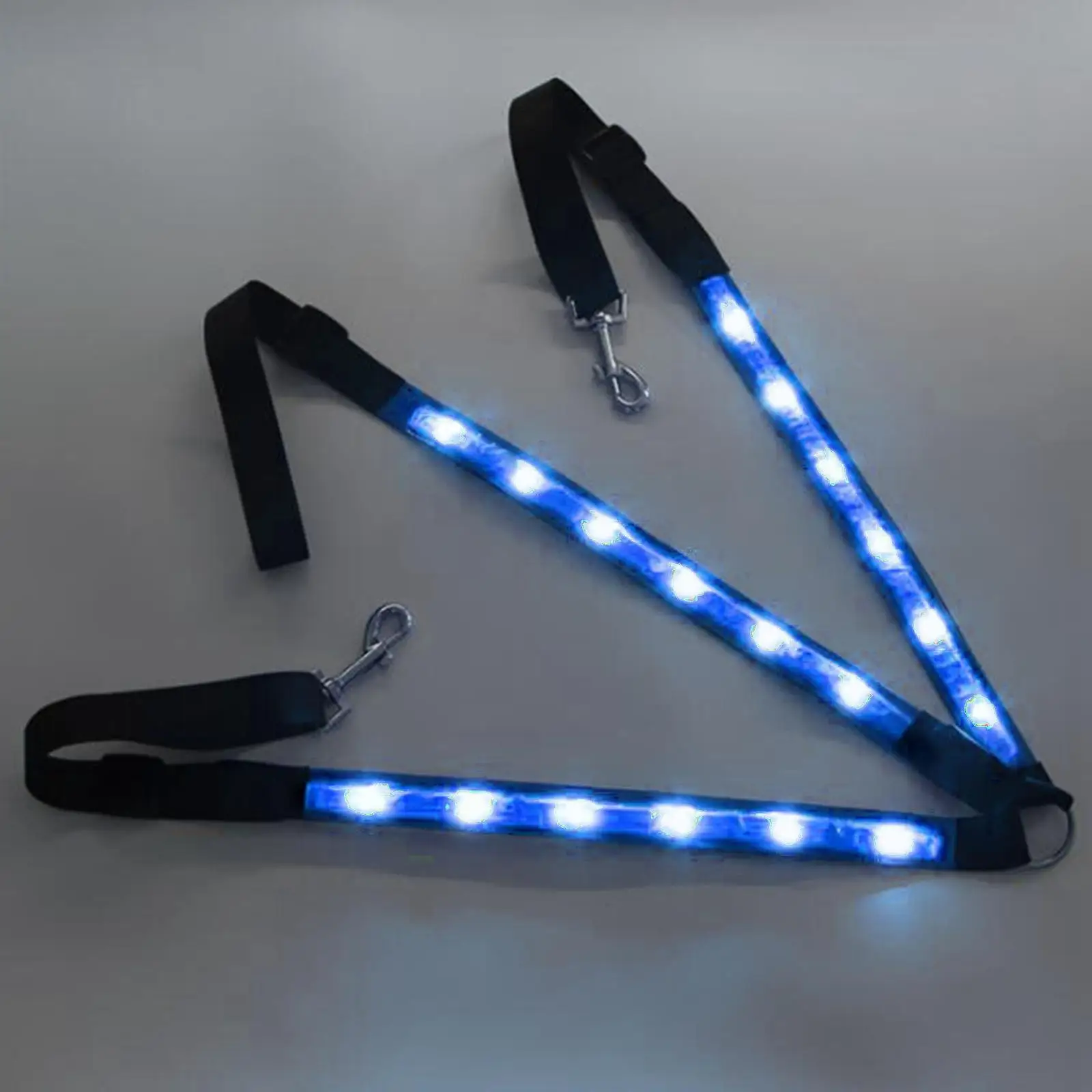Outdoor LED Horse Breastplate Collar Harness Night Visible Tack Chest Strap