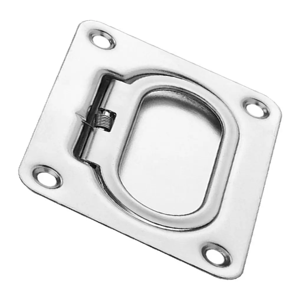 Boat Recessed Hatch Sp Loaded Pull Handle Marine Locker Flush Lifting  Stainless  6 x 56 mm / 3 x 2.2 inches