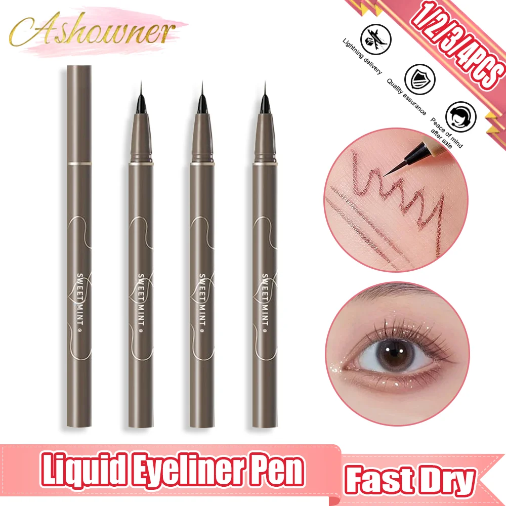 Best of 1 / 2 / 3 / 4PCS Ultra-thin Liquid Eyeliner Pen Black Waterproof Fast Dry Eyeliner Pencil Long-lasting Non Smudging Women Cosmetics Reviews & Tips