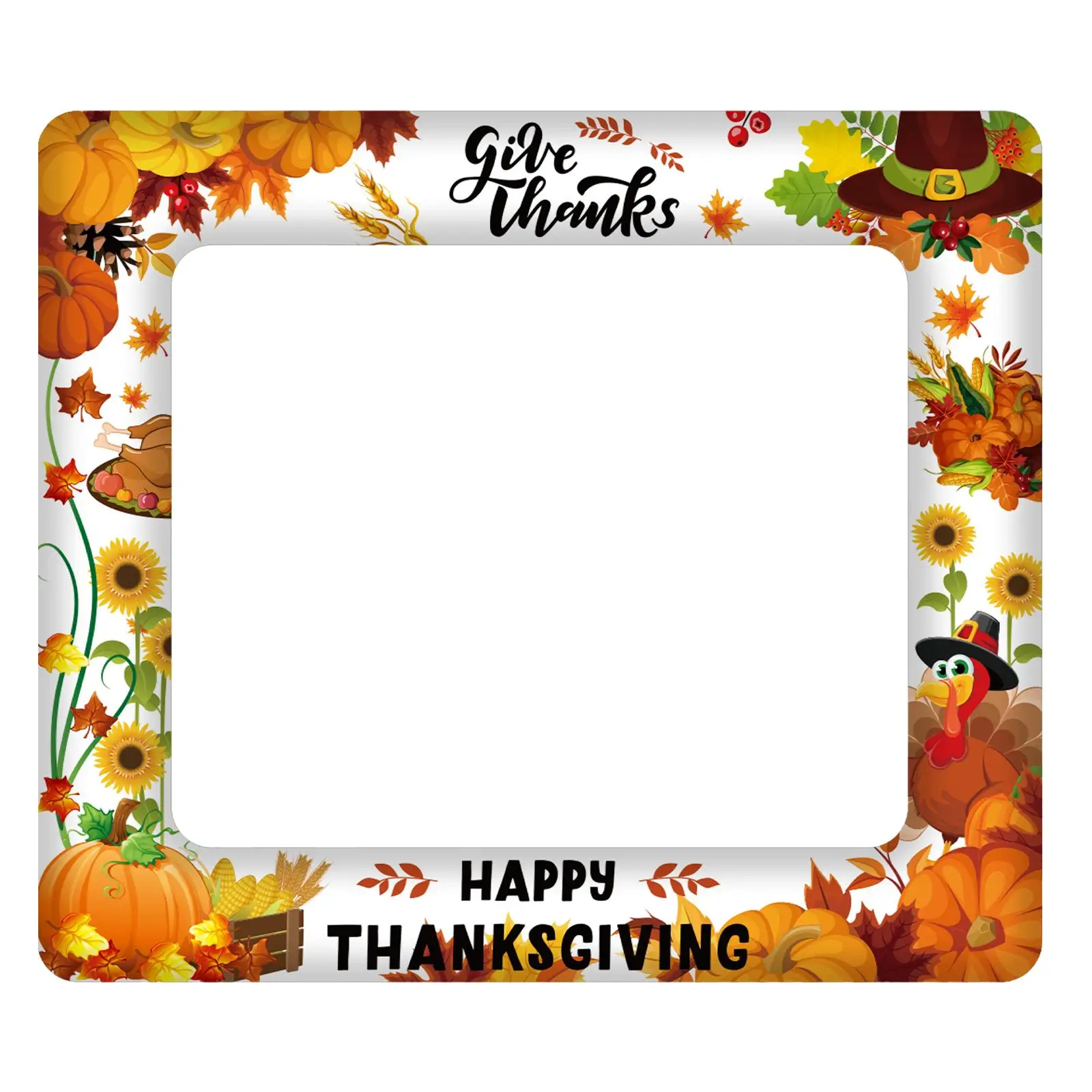 Thanksgiving Day Inflatable Photo Frame Photo Props for Family Party