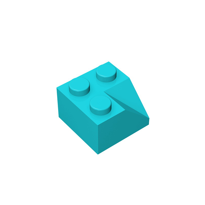 Gobricks GDS-721 Slope brick2x2 45 Roof tiles with concave slope compatible with lego 3046 children's DIY Educational