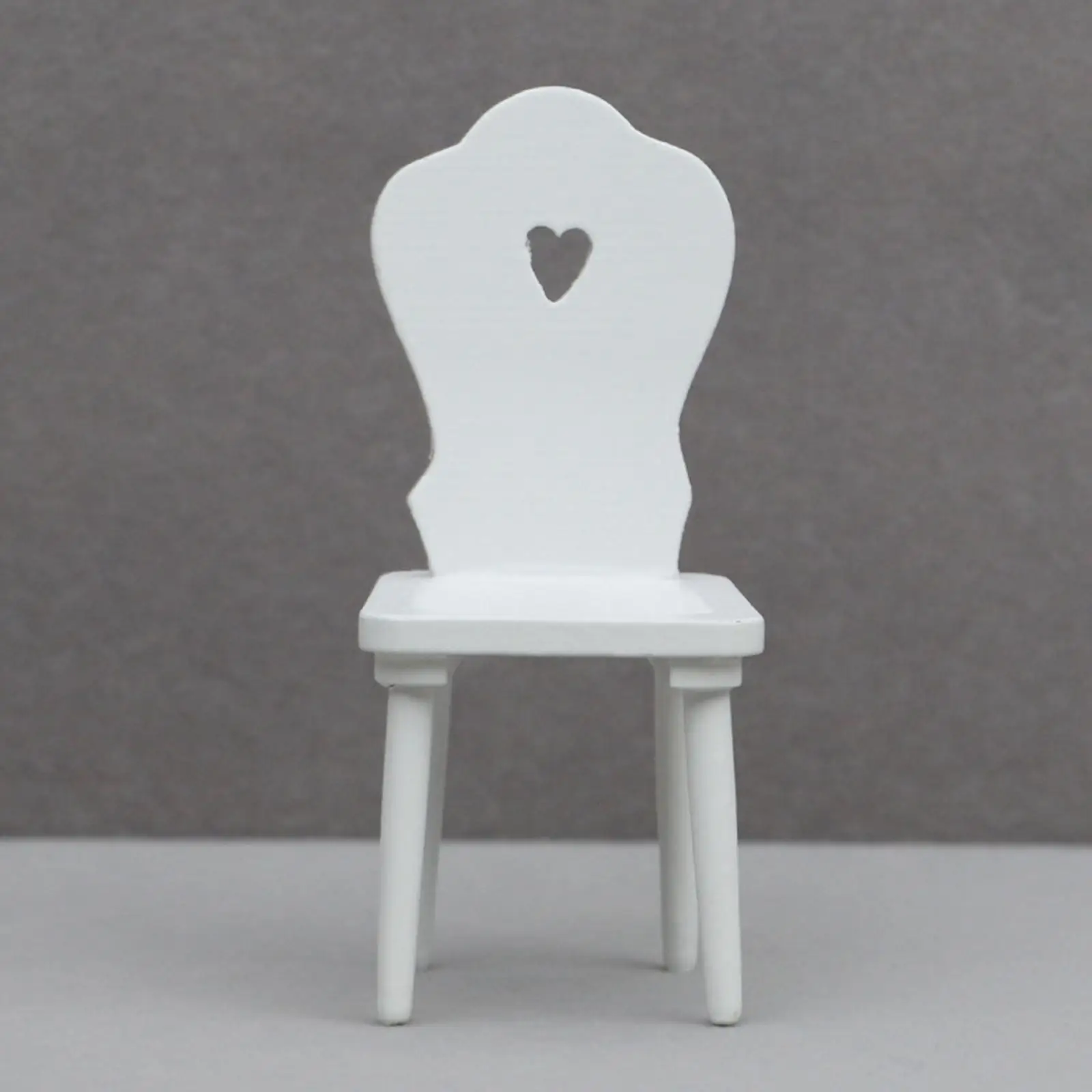 1/12 Miniature Chair Ornament 1/12 Miniature Chair Model for Balcony Bedroom