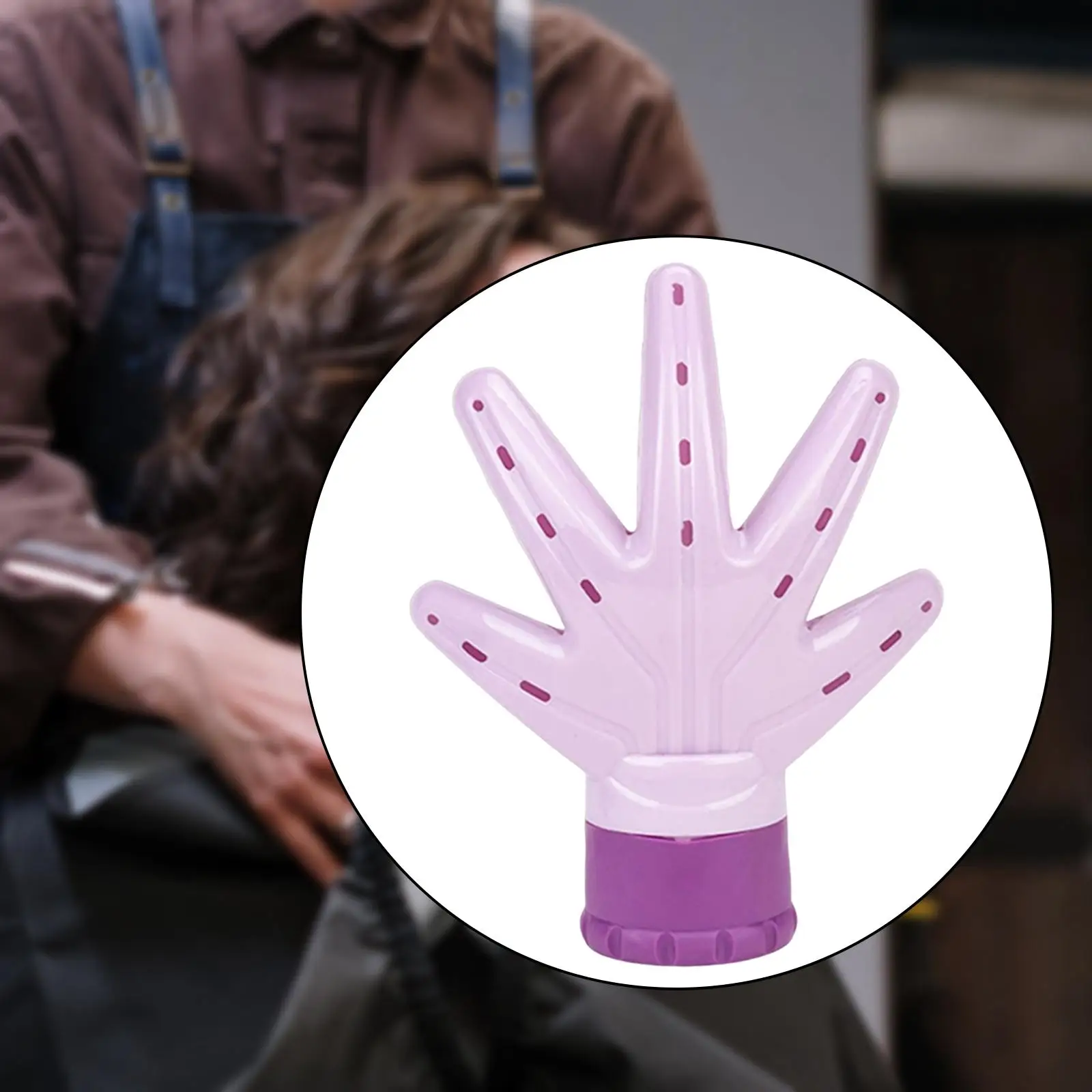 Portable Hand Shape Hair Dryer Diffuser for Salon Home Use Girls Women