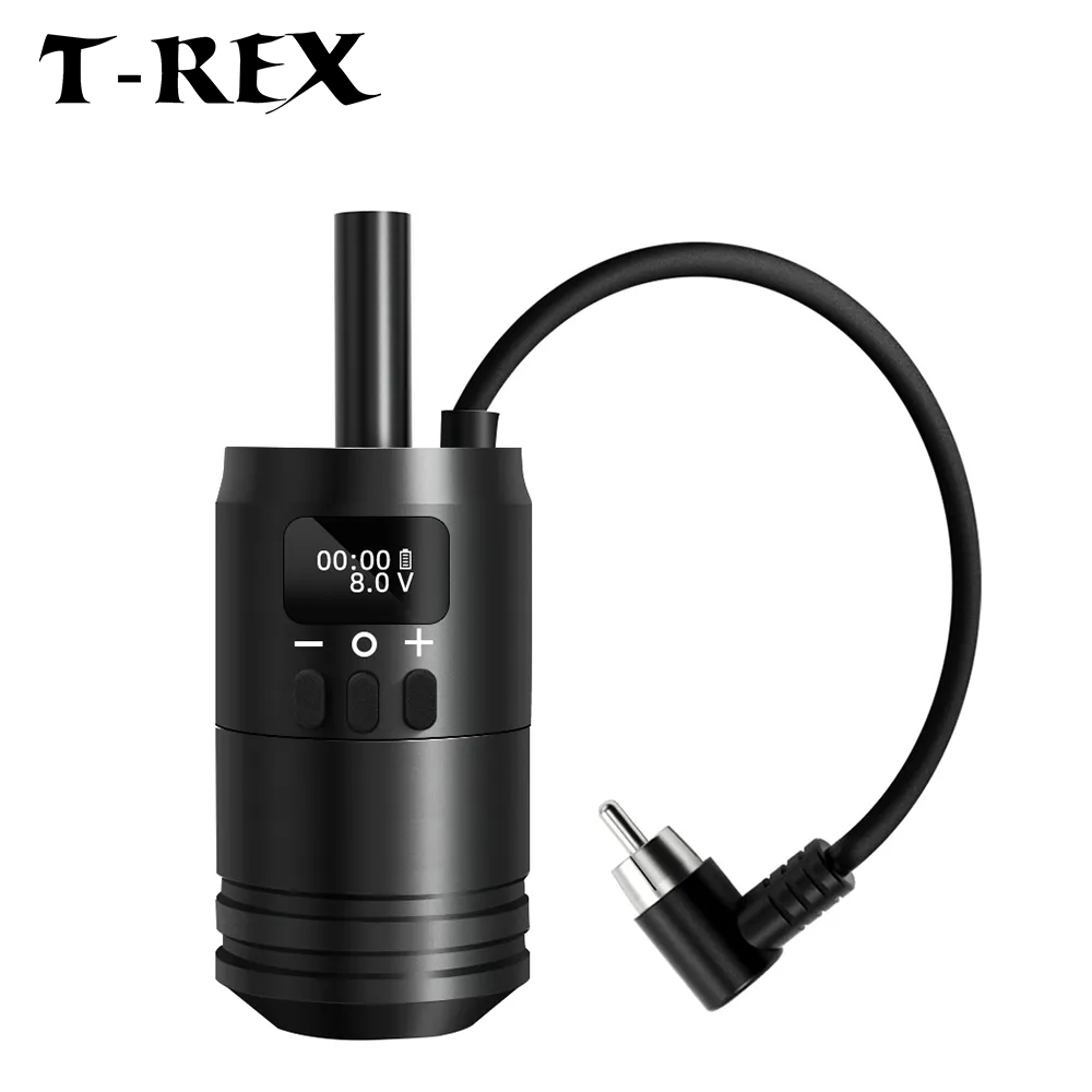 Best of T-Rex Wireless Tattoo Battery Grip Power 1600mAh RCA Interface Portable 34mm Size For Rotary Cartridge Tattoo Machine Reviews & Tips